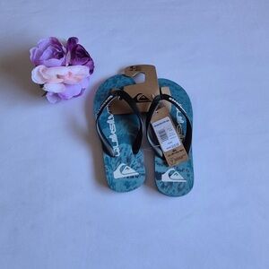 QUICKSILVER MOLOKAI YOUTH SANDALS COLOR AQUA SIZE 4(36)